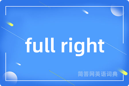 full right