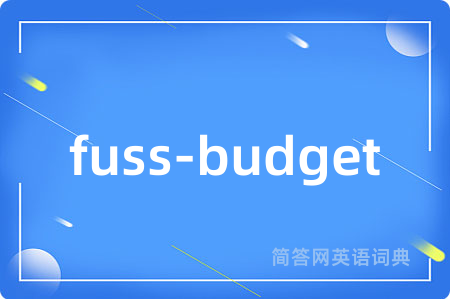 fuss-budget