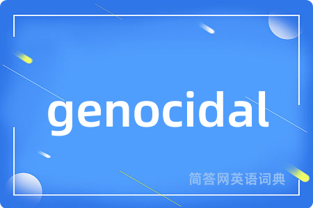 genocidal