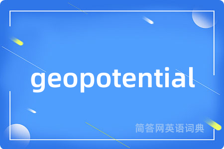 geopotential