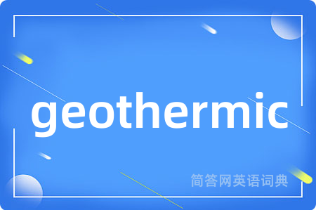 geothermic