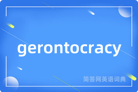 gerontocracy