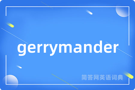 gerrymander