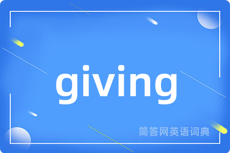 giving