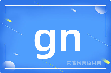 gn是什么意思,gn的中文翻译 gn