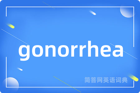 gonorrhea