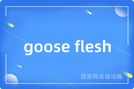 goose flesh