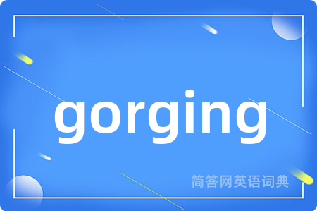 gorging