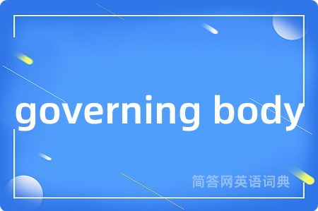 governing body