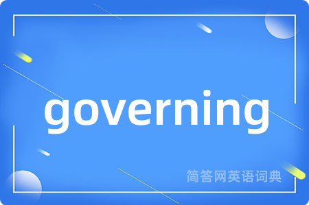 governing