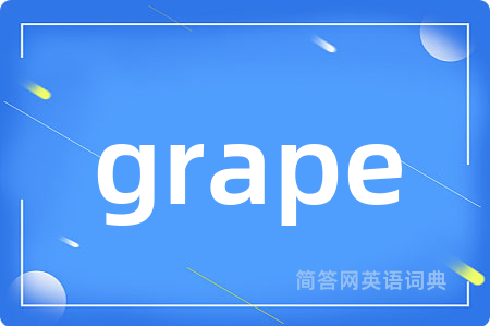 grape是什么意思,grape的中文翻译 grape