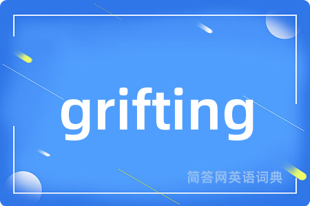 grifting是什么意思,grifting的中文翻译 grifting