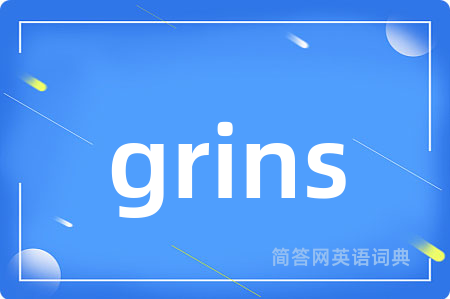 grins是什么意思,grins的中文翻译 grins