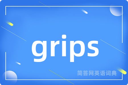 grips是什么意思,grips的中文翻译 grips