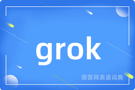 grok是什么意思,grok的中文翻译 grok