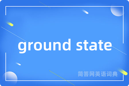 ground state