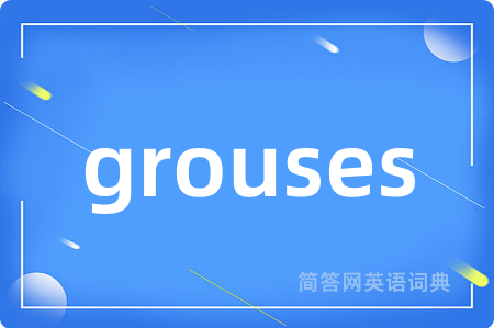 grouses