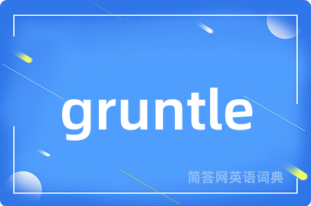 gruntle