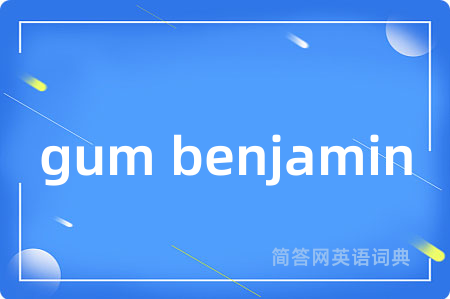 gum benjamin