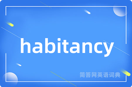 habitancy