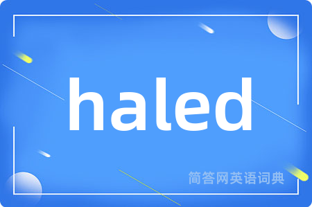 haled