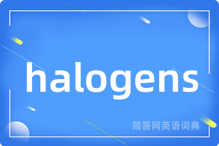 halogens