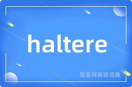 haltere