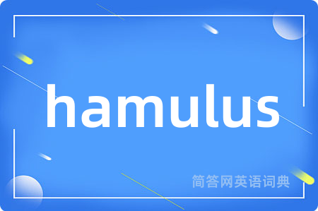 hamulus是什么意思,hamulus的中文翻译 hamulus