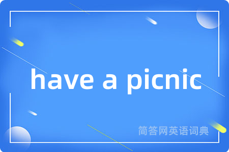 have a picnic