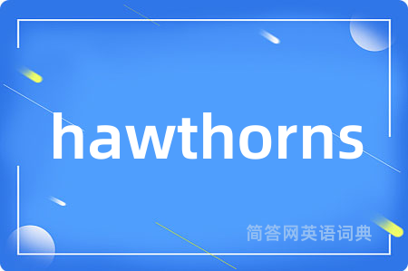 hawthorns