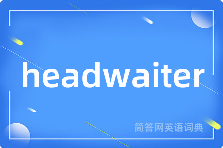 headwaiter