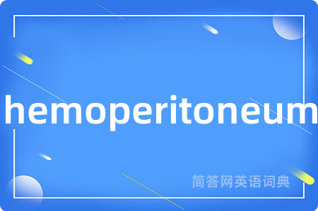 hemoperitoneum