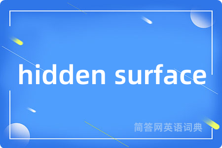 hidden surface