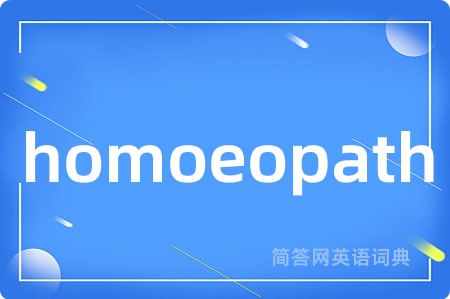 homoeopath