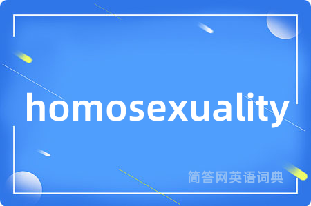 homosexuality