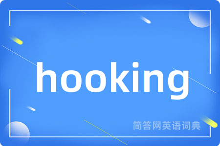 hooking是什么意思,hooking的中文翻译 hooking