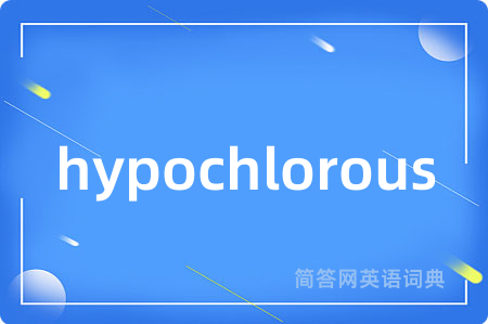 hypochlorous