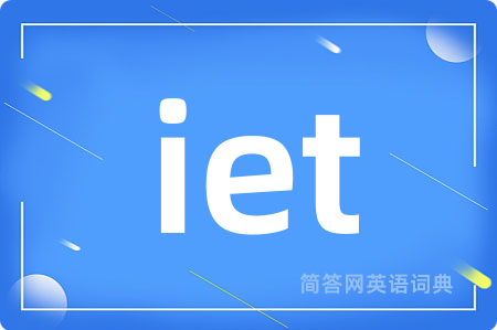 iet