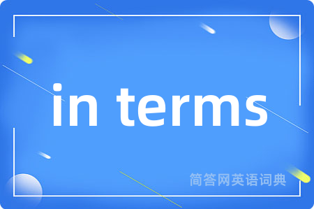 in terms