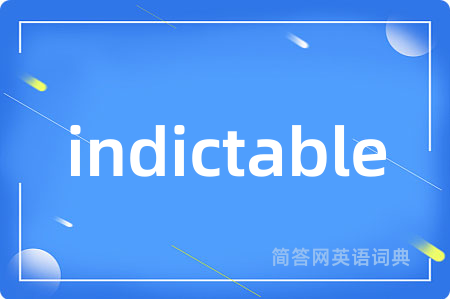 indictable