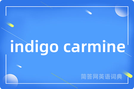 indigo carmine
