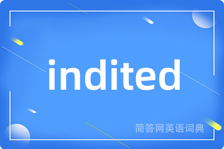 indited