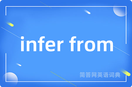 infer from