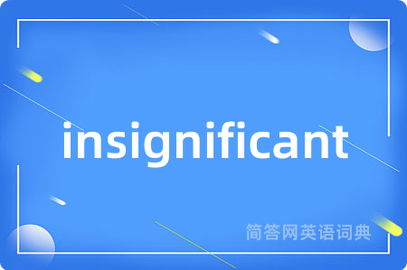 insignificant