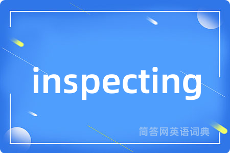 inspecting