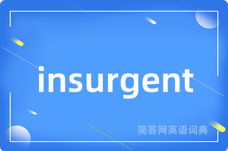 insurgent是什么意思,insurgent的中文翻译 insurgent
