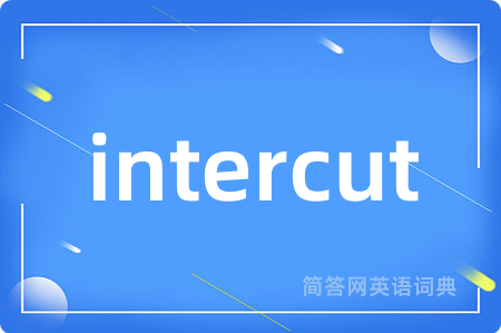 intercut是什么意思,intercut的中文翻译 intercut