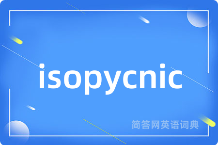 isopycnic