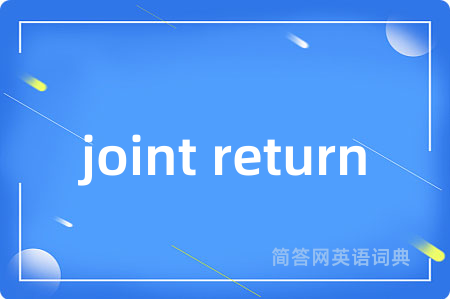 joint return