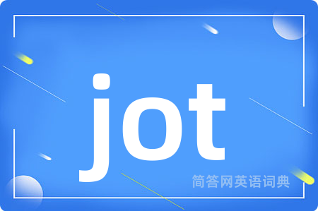 jot